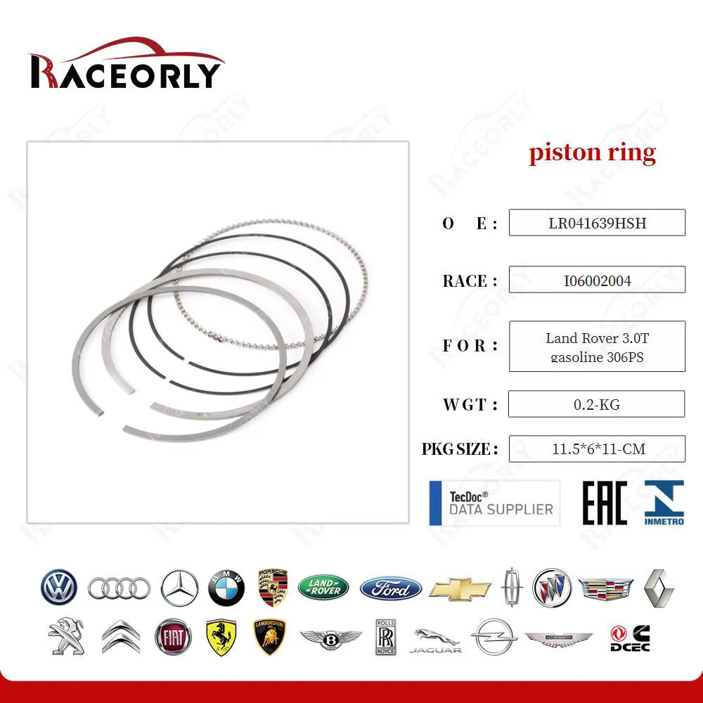 RaceOrly PISTON RINGS - LR041639HSH