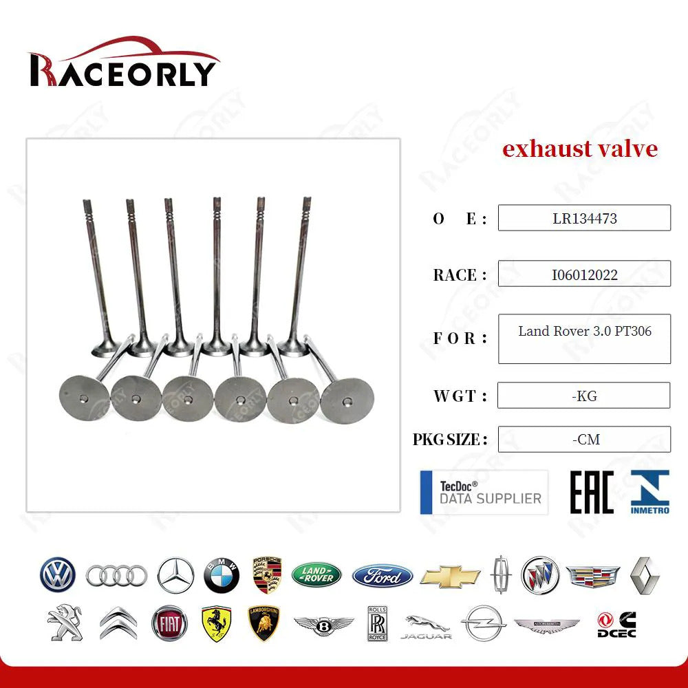 RaceOrly VALVE - EXHAUST LR134473 - LR091763