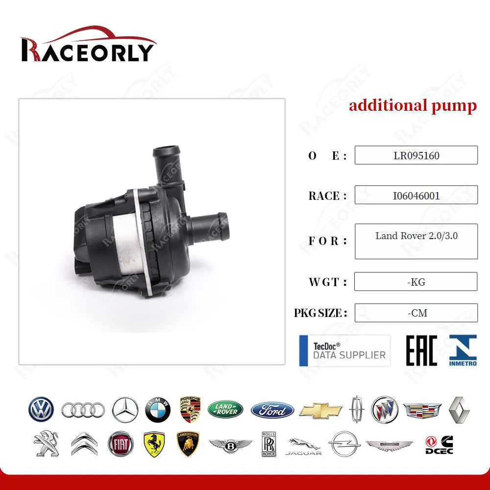 RaceOrly WATER PUMP J9C5560 1PCD - LR095160