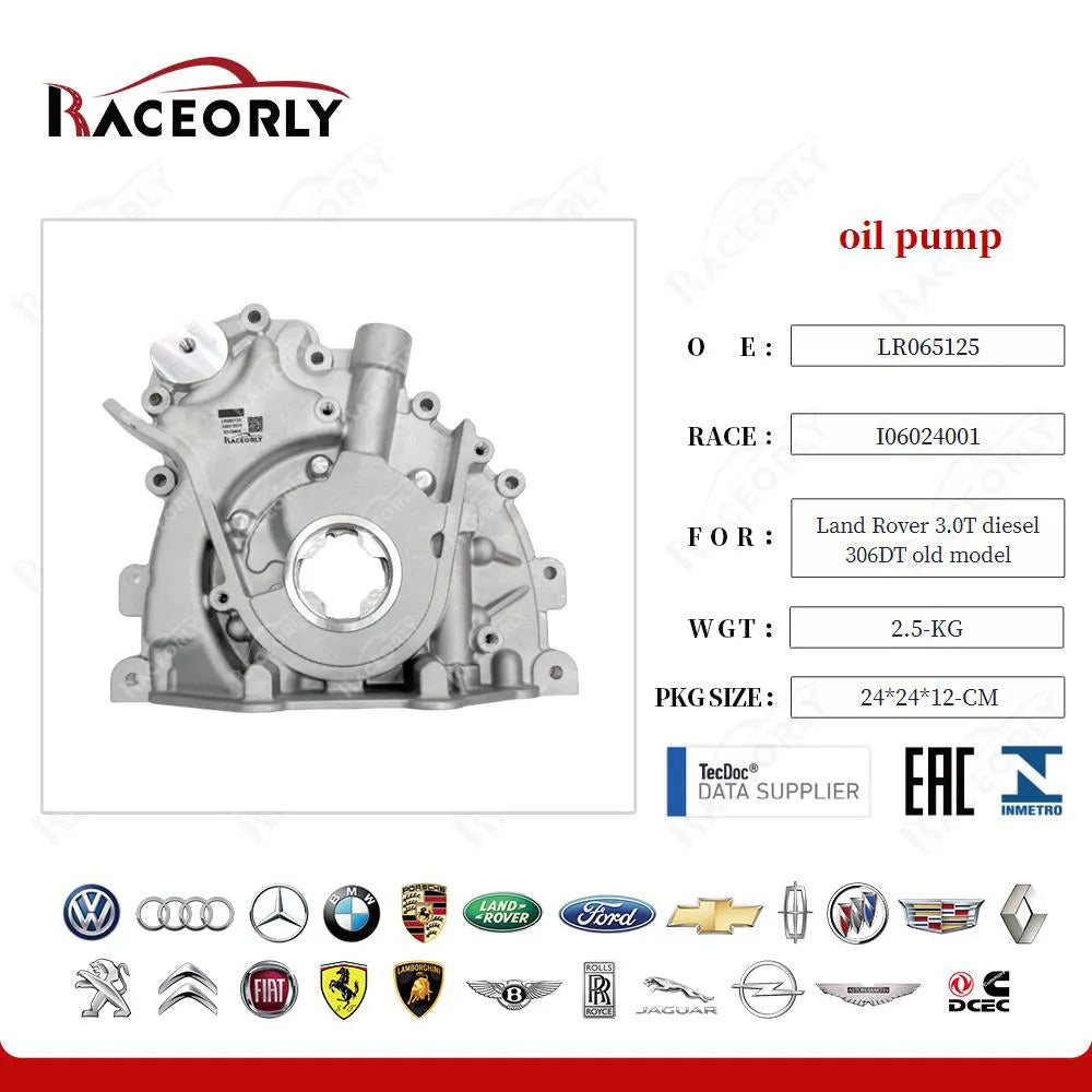 RaceOrly OIL PUMP DIESELLR065125 - LR123716