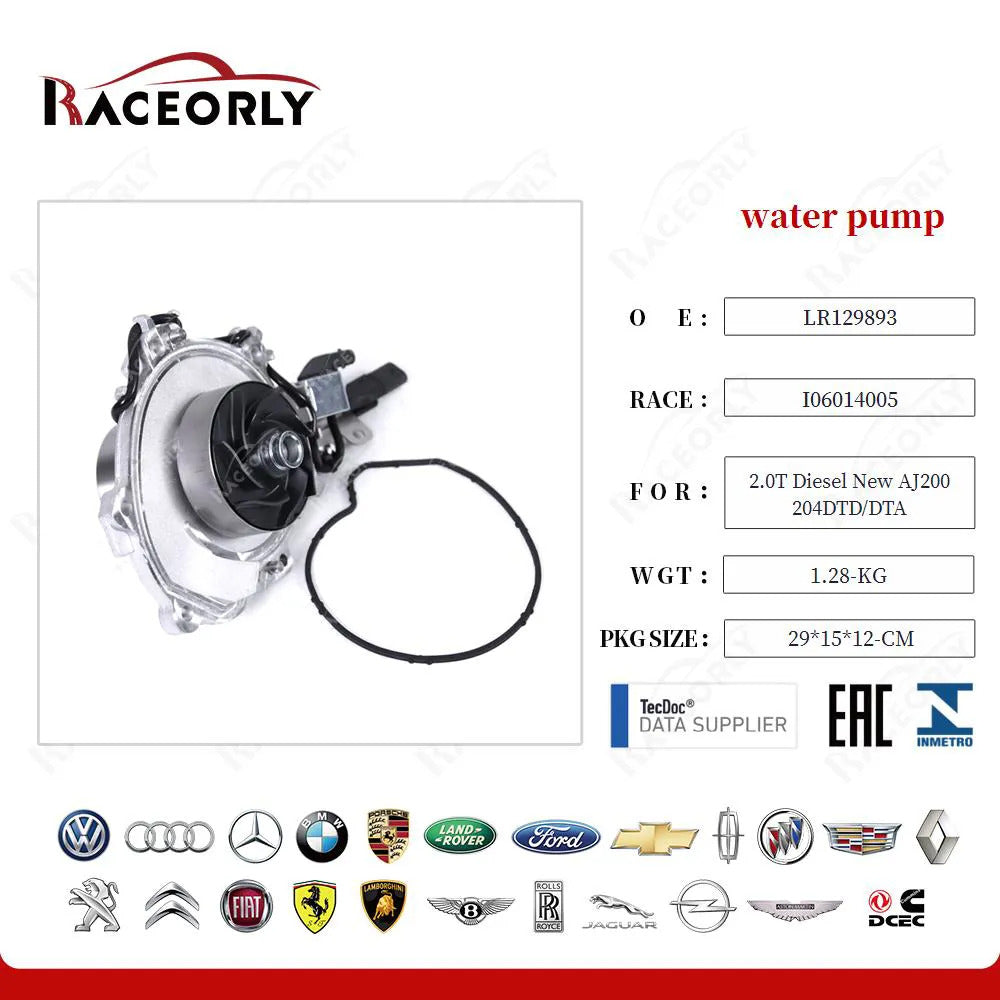 RaceOrly WATER PUMP - LR129893