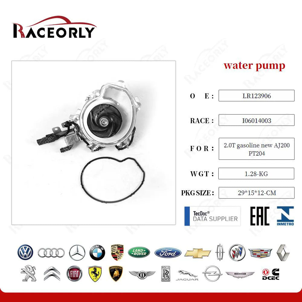 RaceOrly WATER PUMP LR123906 - LR154597