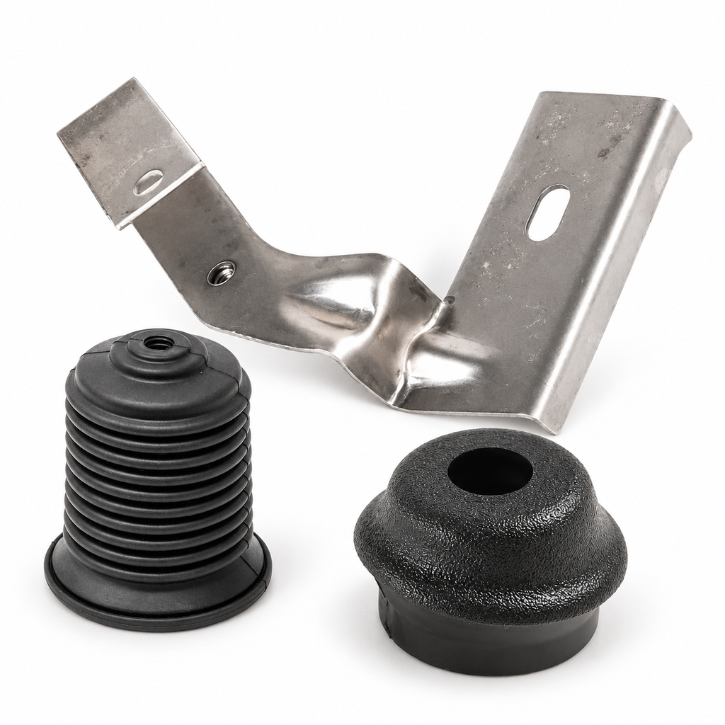 BMW Short-Rod Antenna Bracket and Grommet Set – 3 Pieces