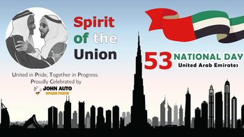 Celebrating the 53rd National Day of the UAE with John Auto Spare Parts