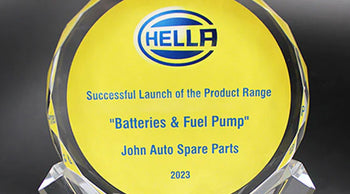 Honored by Hella UAE for Successful Launch of “Batteries and Fuel Pump” Product Range in 2023