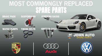 Most Commonly Replaced Spare Parts for Porsche, Audi, and Volkswagen