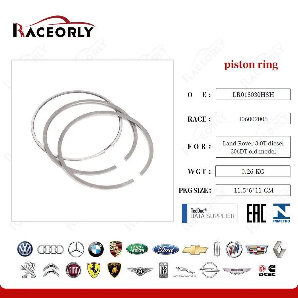 RaceOrly PISTON RING - LR018030HSH