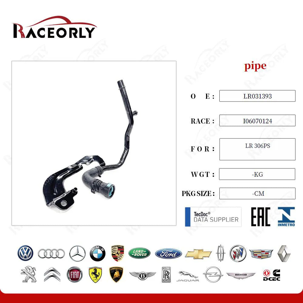 RaceOrly HOSE AND BRACKET - LR031393