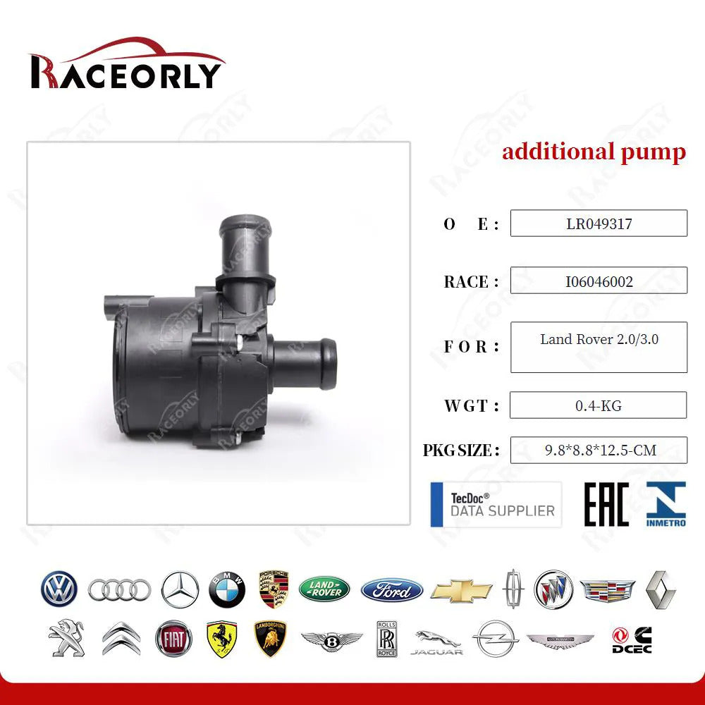 RaceOrly ADD WATER PUMP LR166720 - LR049317