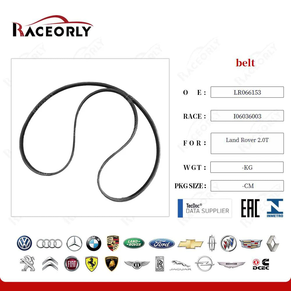 RaceOrly BELT 6DPK2184 LR184802 - LR066153