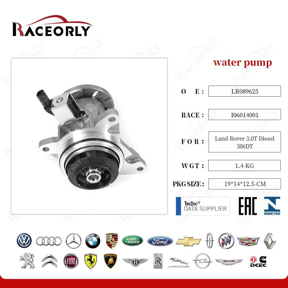 RaceOrly WATER PUMP - LR089625