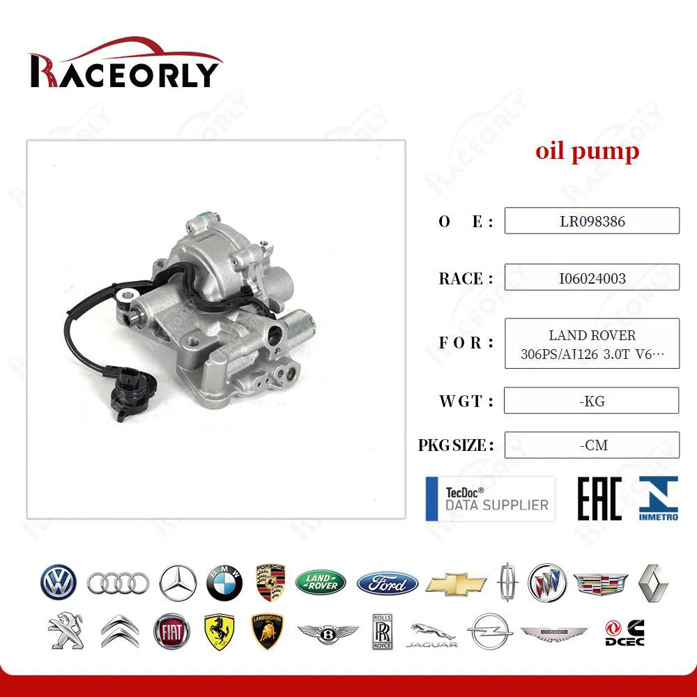 RaceOrly OIL PUMP AJ813913 - LR098386