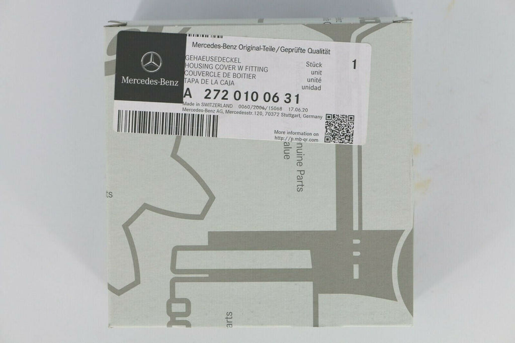 Genuine Mercedes Oil Separator Crankcase Vent Valve PVC Breather Cover  (MPN: A2720100631)